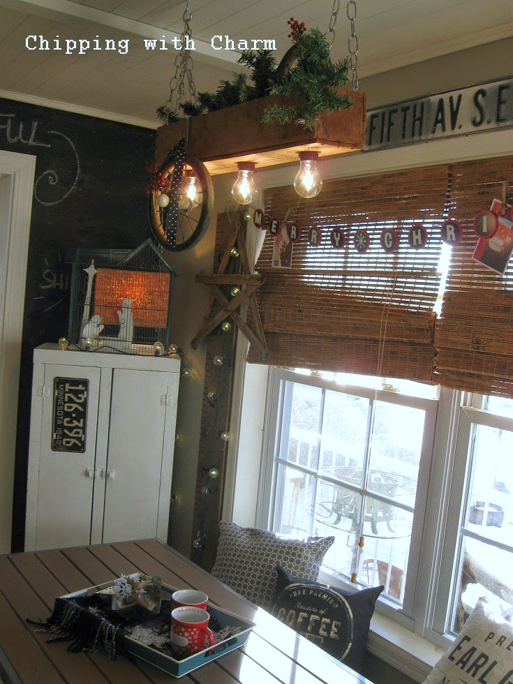 Chipping with Charm: Grate Light Fixture...http://www.chippingwithcharm.blogspot.com/