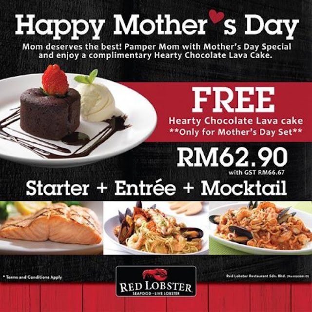 (Mother's Day 2017) Celebrate Mother's Day in Red Lobster Malaysian