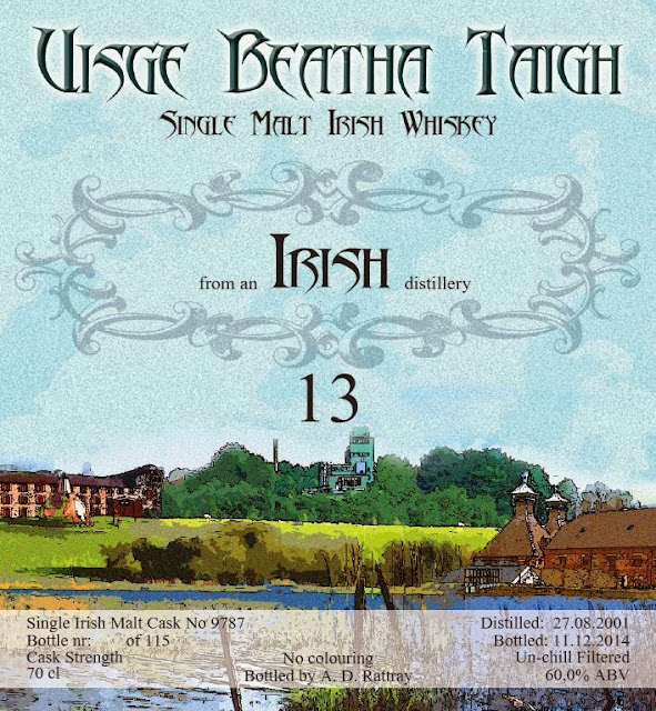 Uisge Beatha Taigh Single Malt Irish Whiskey 2001