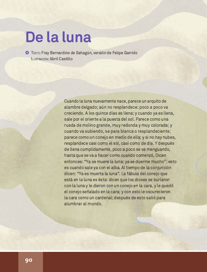 De la luna - Español Lecturas 4to 2014-2015