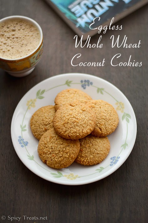 Whole Wheat Coconut Cookies