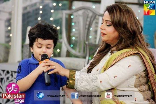 Aaliya Imam with her son Almeer