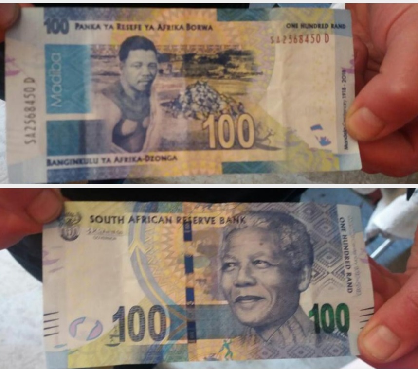New Mandela bank notes look like R10, R20, R50, R100, R200 and R5 coin,