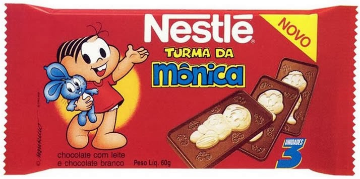 Chocolate da Turma da Mônica - Nestlé - 1995