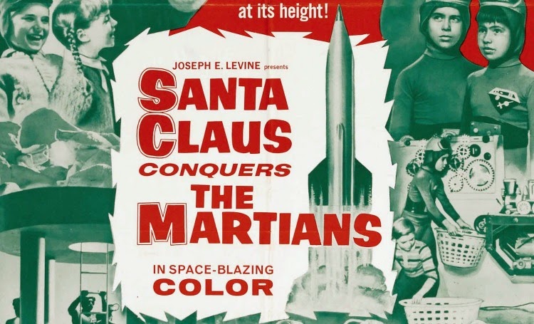 A Vintage Nerd, Vintage Blog, Classic Film Blog, Old Hollywood Blog, Classic Christmas Films, Santa Claus Conquers the Martians