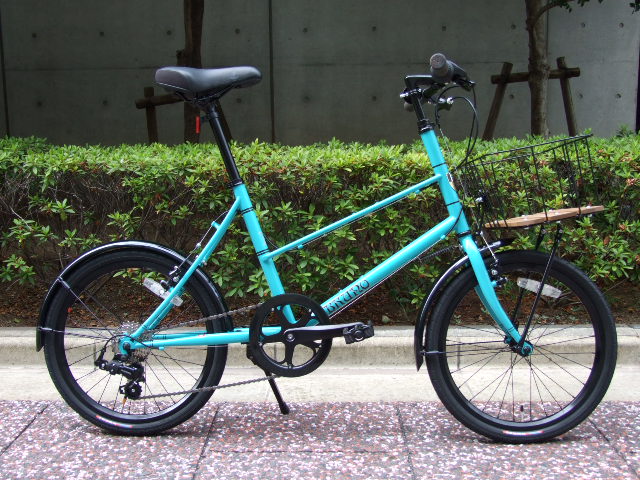 Avelo Bicycle Shop Bruno Mixte Flat Emerald Green ブルーノ ミキスト フラット ハーフマット エメラルドグリーン バスケット 前後フェンダー ドロヨケ カスタム