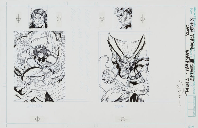 The Dork Review: Jim Lee's 1992 X-Men Trading Card Set