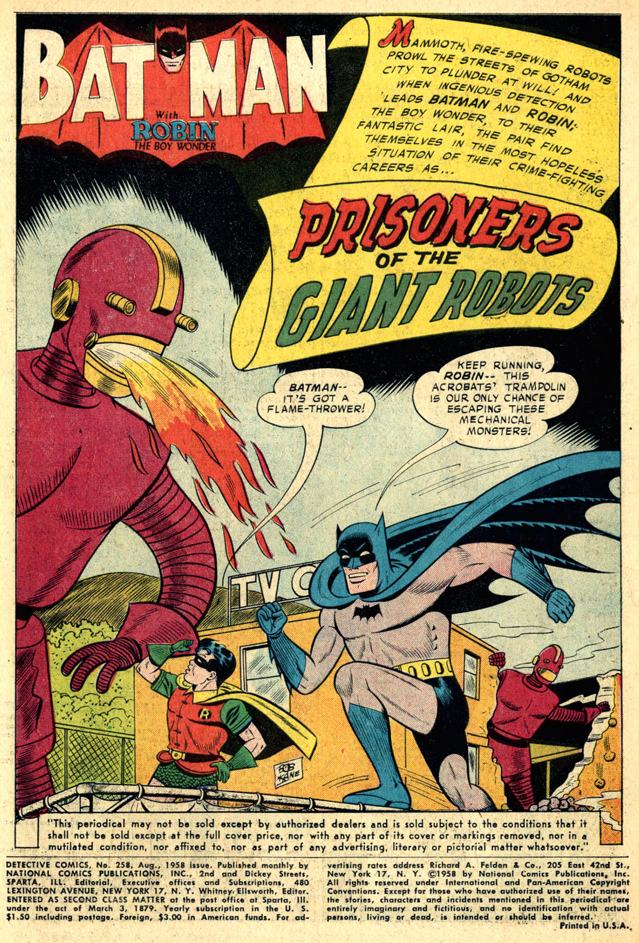 Read online Detective Comics (1937) comic -  Issue #258 - 3