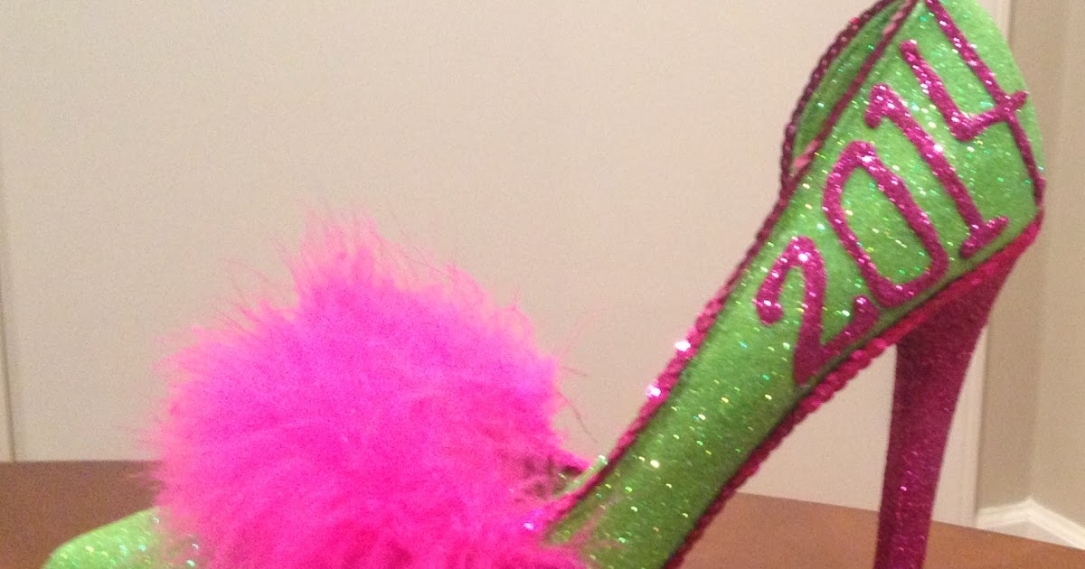 pink and lime green shoes