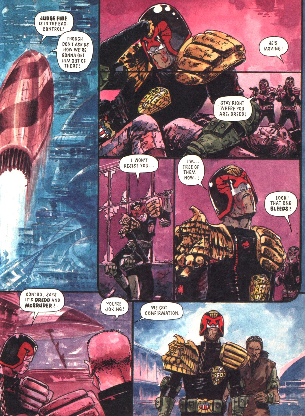 Read online Judge Dredd: The Complete Case Files comic -  Issue # TPB 14 (Part 2) - 101