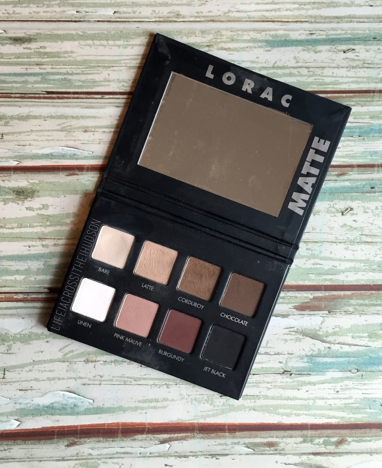 LORAC PRO Matte Eye Shadow Palette Review Life Across the Hudson