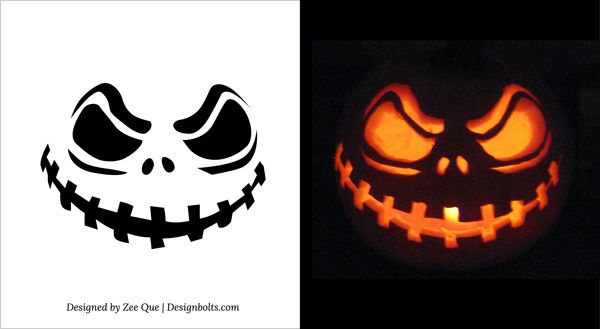 Halloween 2017 Pumpkin scary face design ideas for jack o lantern