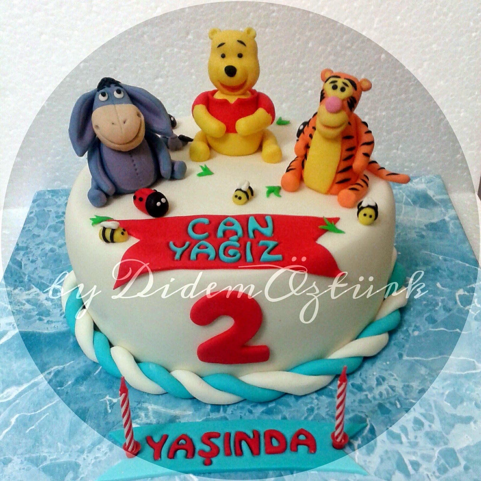Butik Pasta Tasarım Winnie the Pooh Pastası