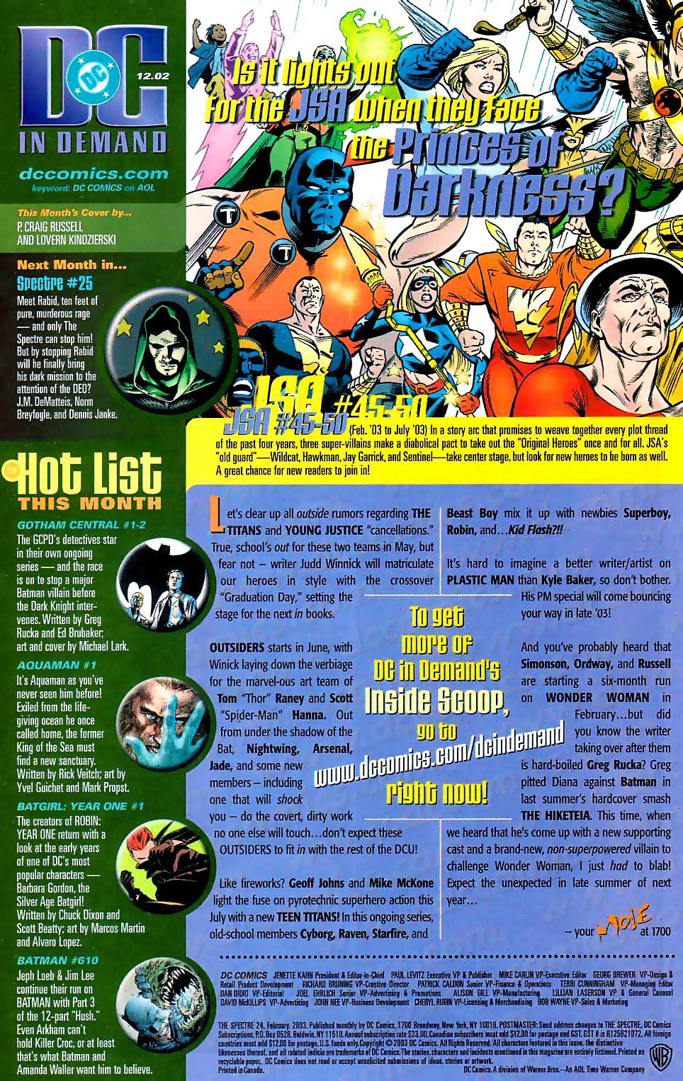 Read online The Spectre (2001) comic -  Issue #24 - 23