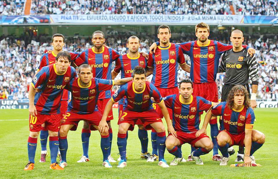 Jugadores del barcelona 2010