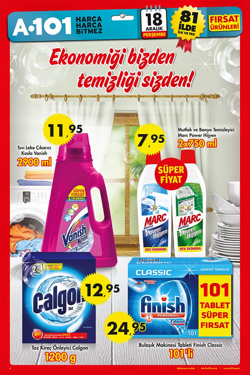 A101 (18 Aralık 2014) Aktüel Fırsat Ürünleri Aktüel Ürünler Kataloğu