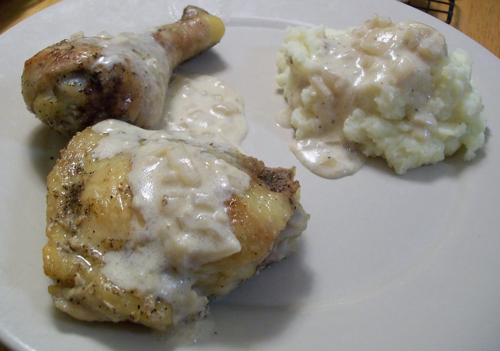 Elizabeth's Cooking Experiments Chicken in Whiskey Cream Sauce