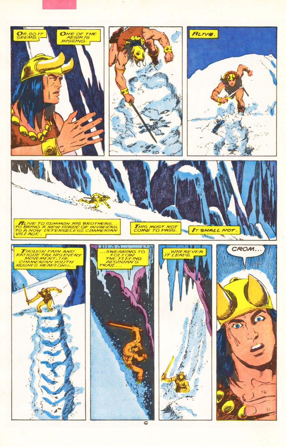 Read online Conan the Barbarian (1970) comic -  Issue #211 - 6