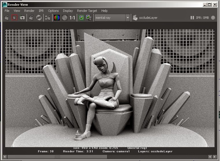 King Tut: Setting up Render Layers in Maya