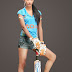 Indian Actress Poonam Pandey in Cricket Uniform