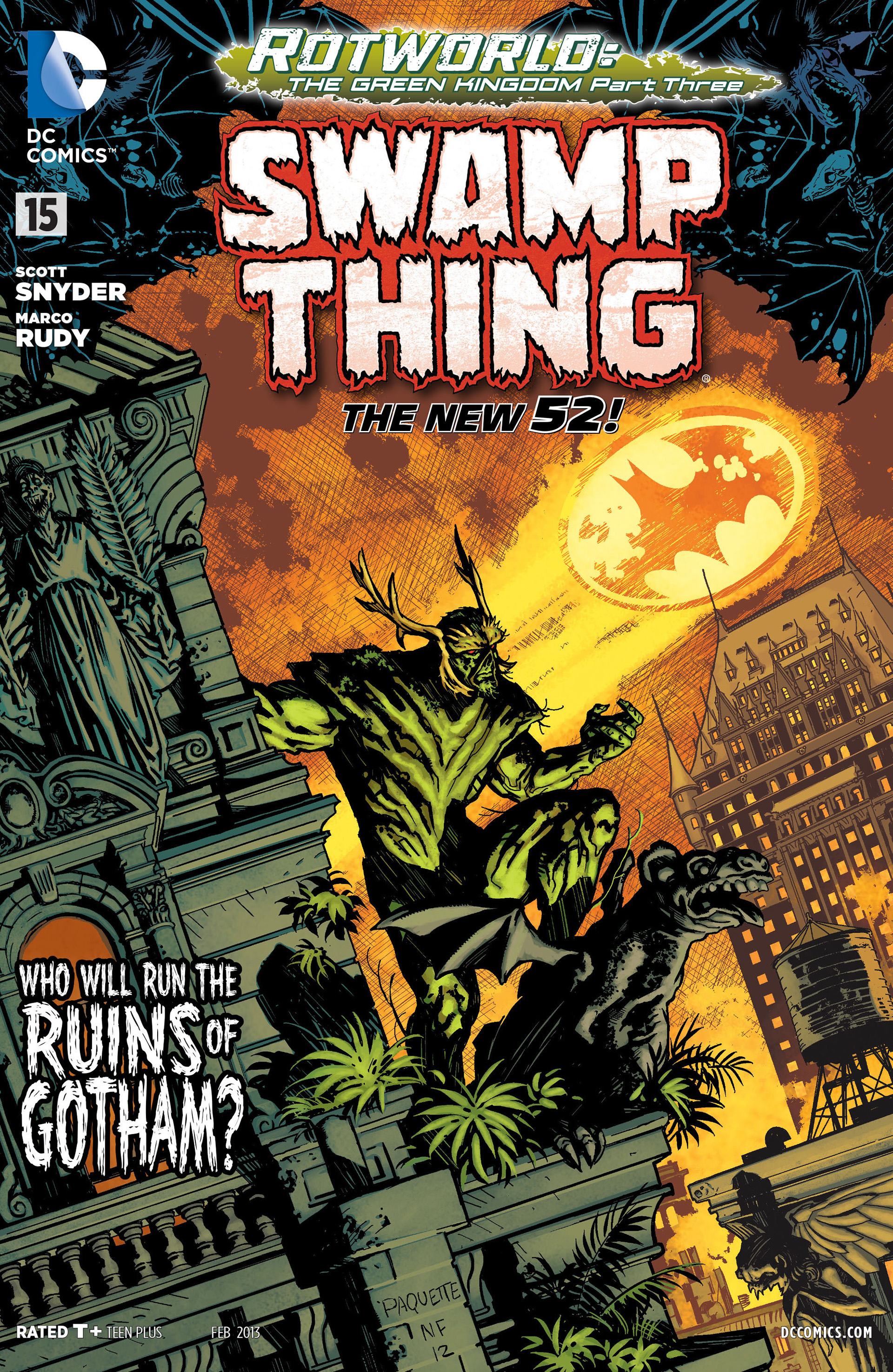 Read online Swamp Thing (2011) comic -  Issue #15 - 1