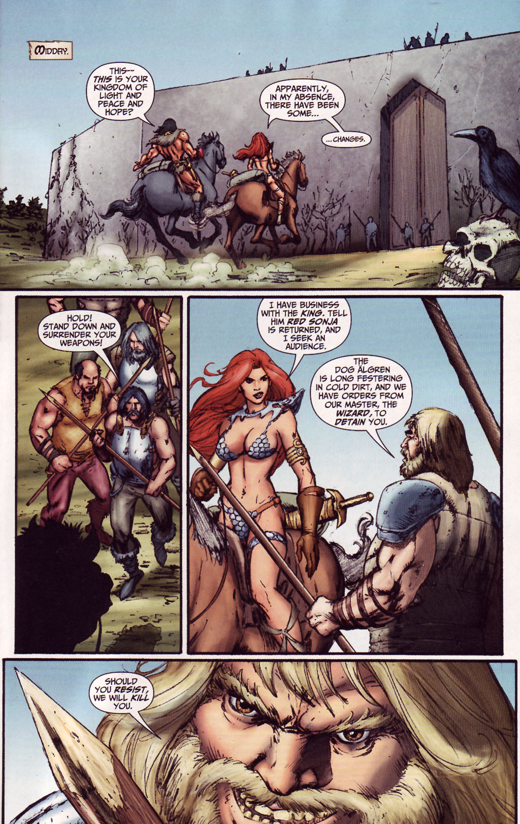 Read online Red Sonja / Claw The Unconquered: Devil's Hands comic -  Issue # TPB - 20