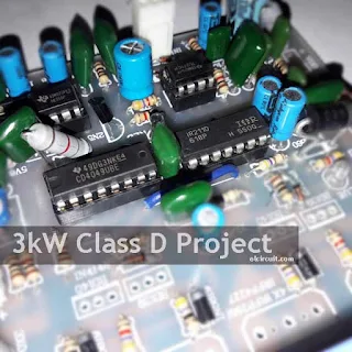 3000W CLass D Power Amplifier Circuit