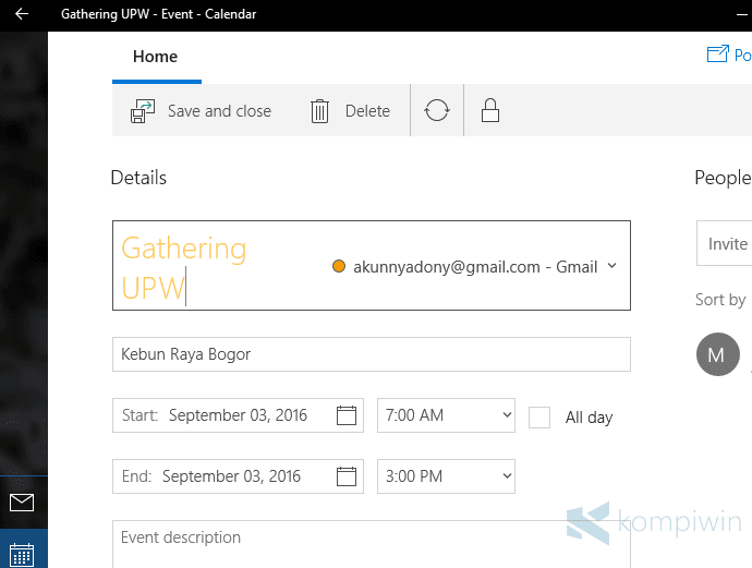 Cara Lihat dan Tambah Calendar Event Langsung di Taskbar 5
