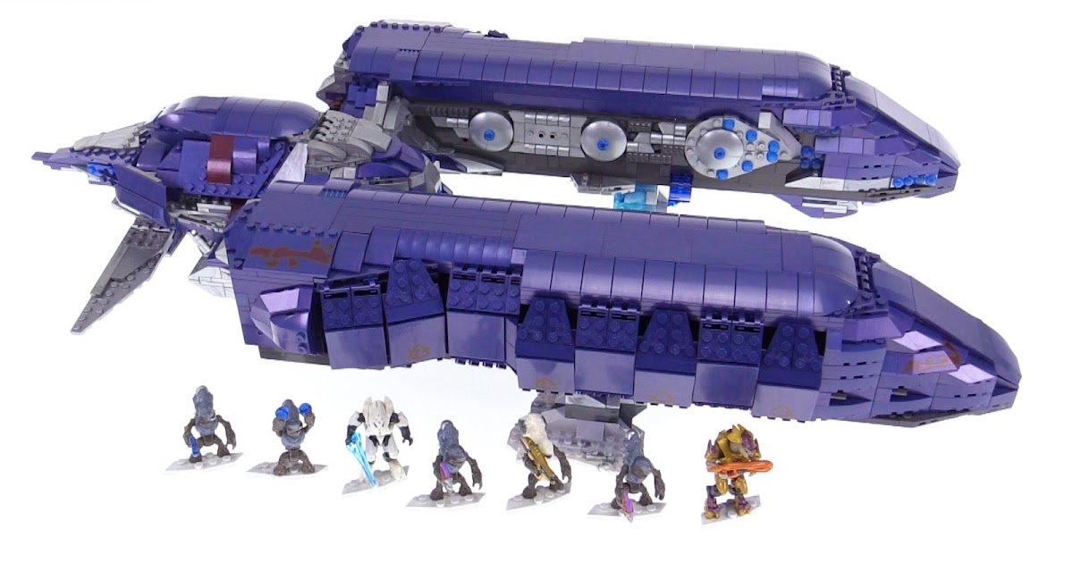 Mega Bloks Halo Covenant Spirit Dropship review!