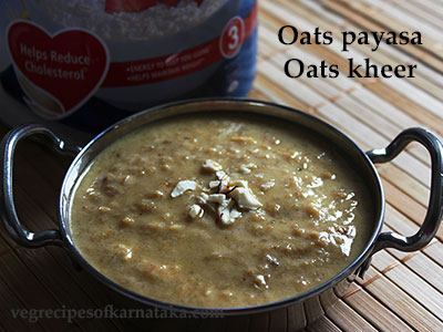 Kannada Aduge | Recipes in Kannada: Oats payasa recipe in Kannada
