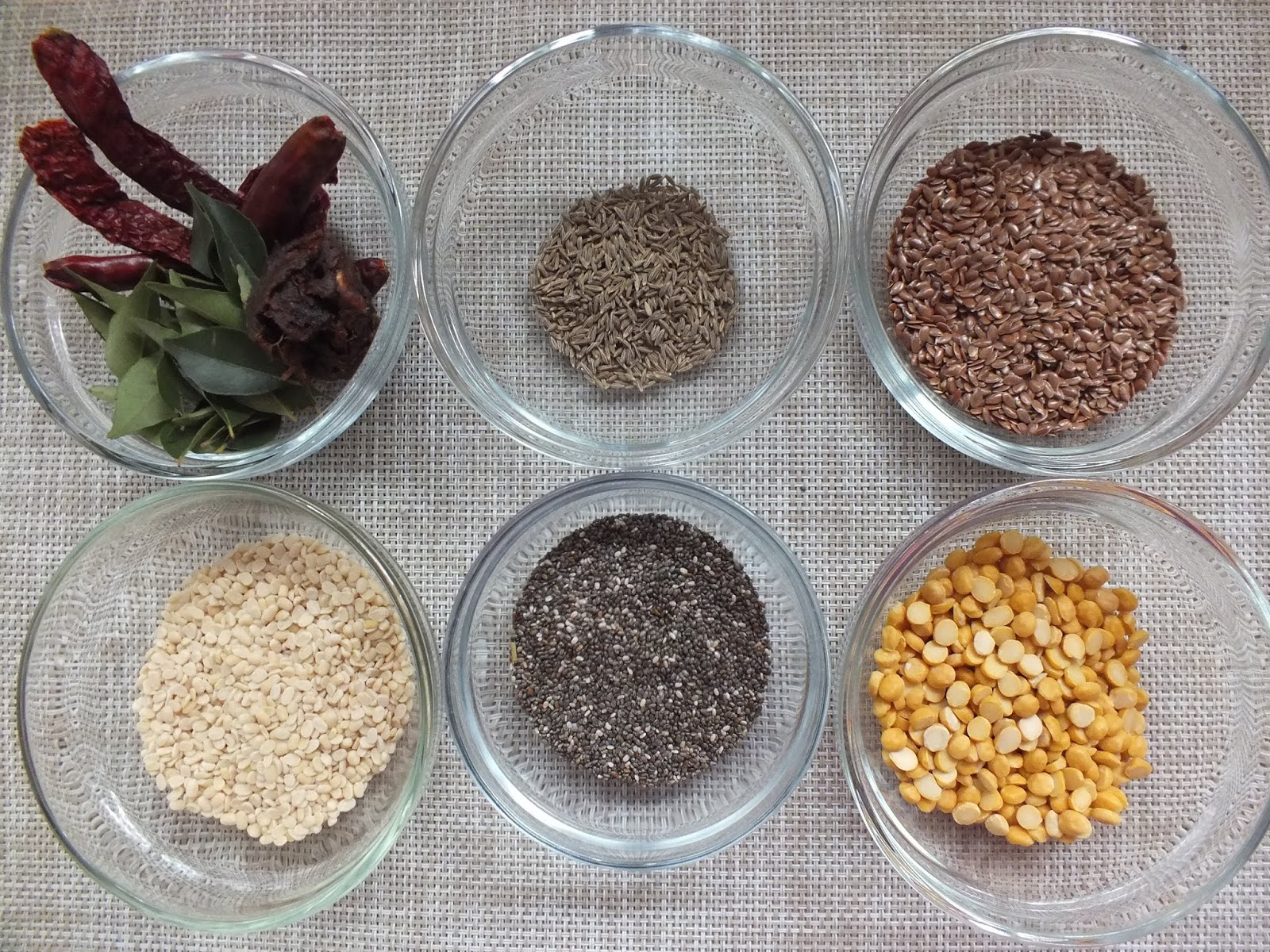 Chia and Flax of seeds chutney powder