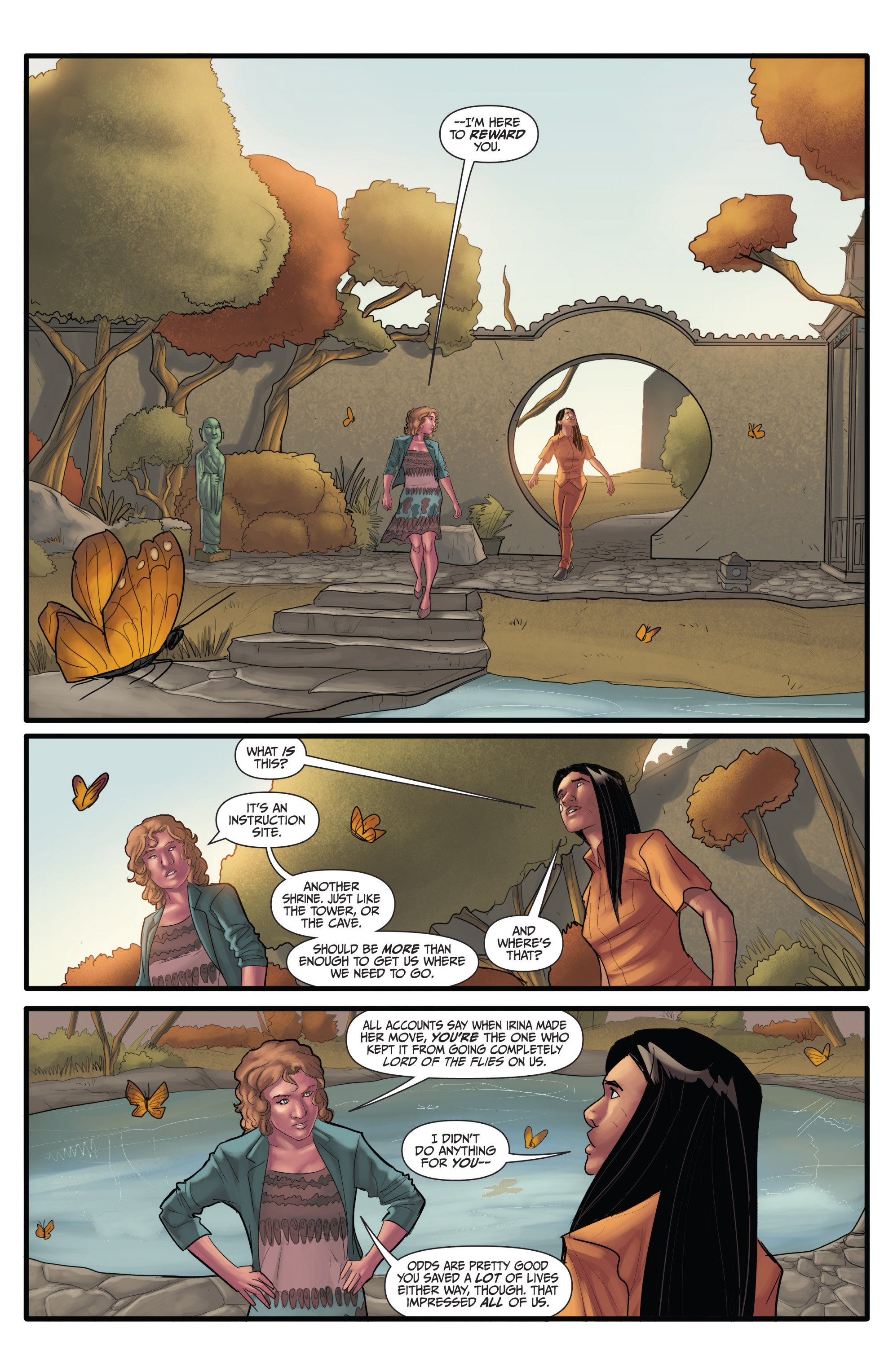Read online Morning Glories comic -  Issue #32 - 13