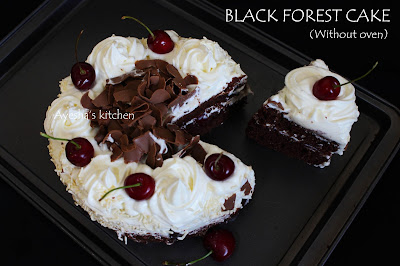 black forest cake without oven recipes cake recipes without oven stove top cakes ayeshas kitchen cake recipes desserts simple chocolate cake without oven