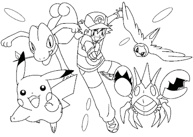 Desenhos de Pokemon Para colorir