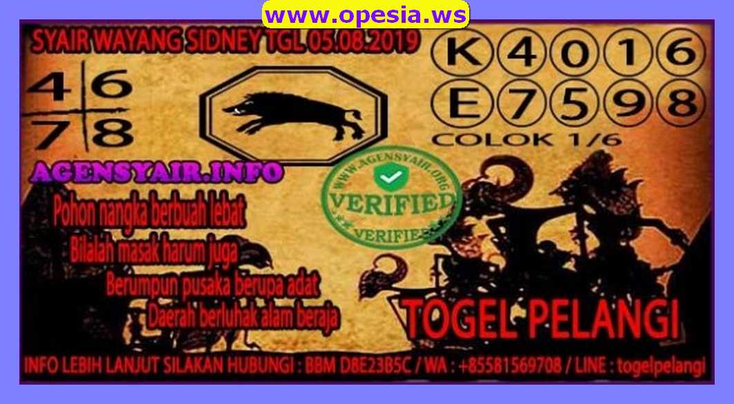 Forum syair sdy senin 5 Agustus 2019 FORUM SYAIR TOGEL