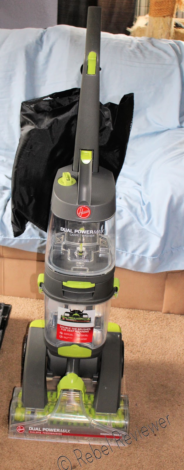 Rebel Reviewer Hoover Dual Power Max Carpet Scrubber