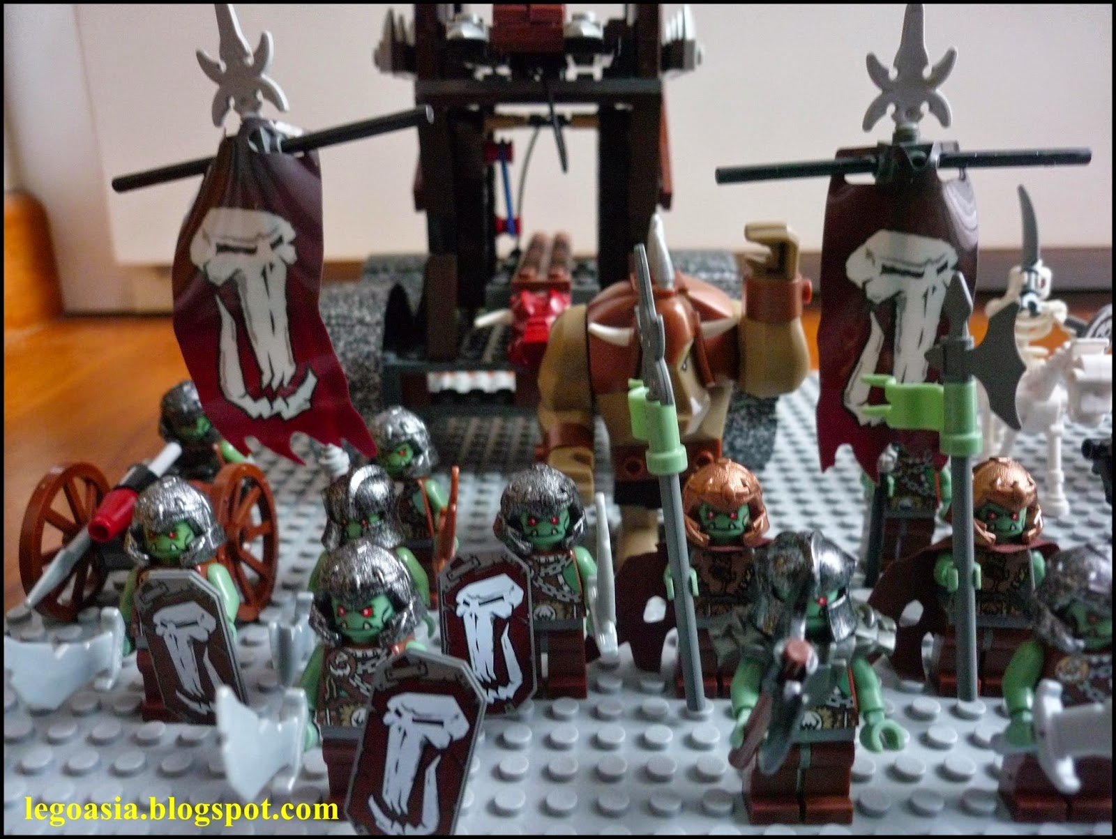 Lego Asia: Lego Castle Fantasy Orcs, Troll & Skeleton Army