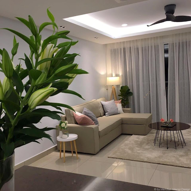 Modern Living Room Design, Meridian Interior Design