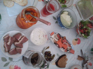 Russian-Moldovan dinner - first course