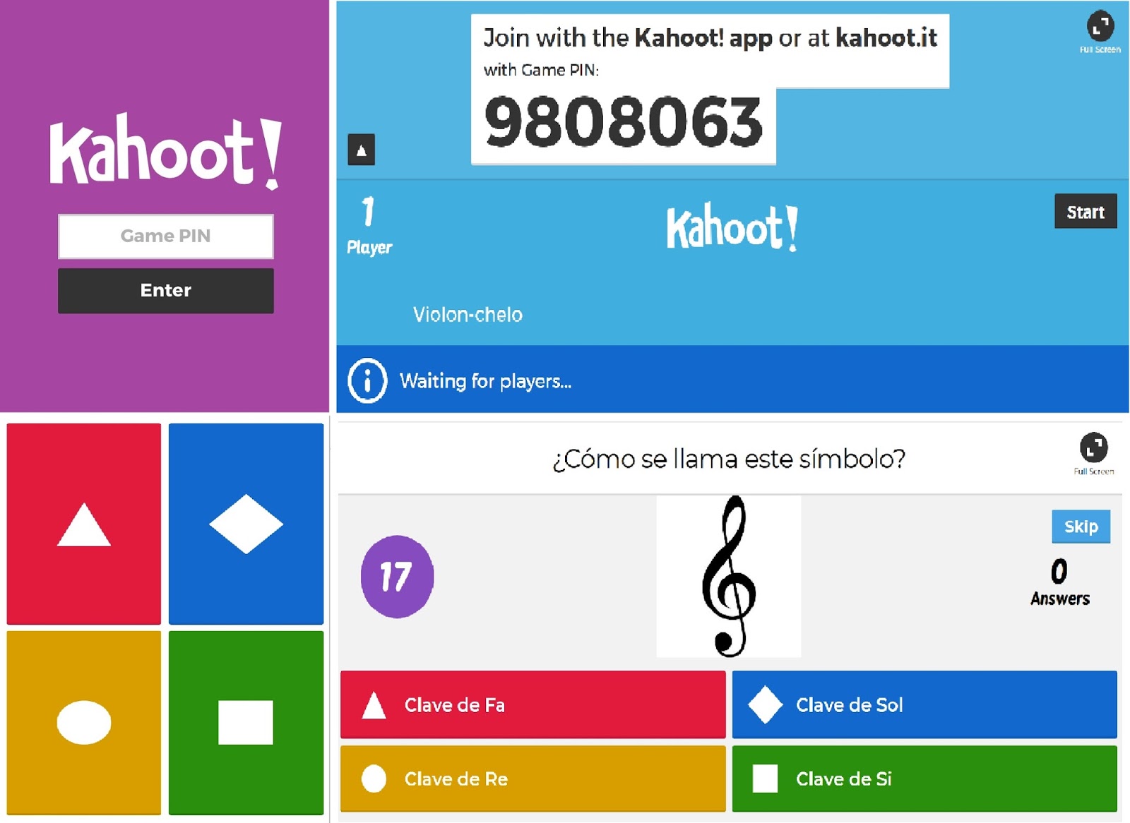 Jugando con Kahoot y Scratch