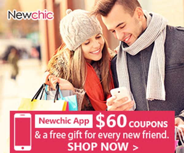$60 Coupons & free gifts for Newchic App New Customers