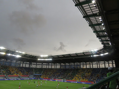 Stade de Port-Gentil (capacity 20,000) in Port-Gentil.