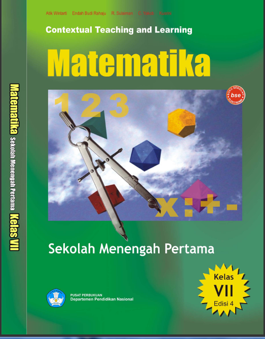  Buku  Paket Matematika SMP kelas 7 dokter matematika