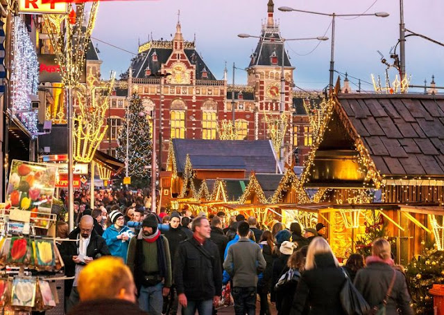 Mercadinhos de Natal em Amsterdã Mercadinhos de Natal em Amsterdã