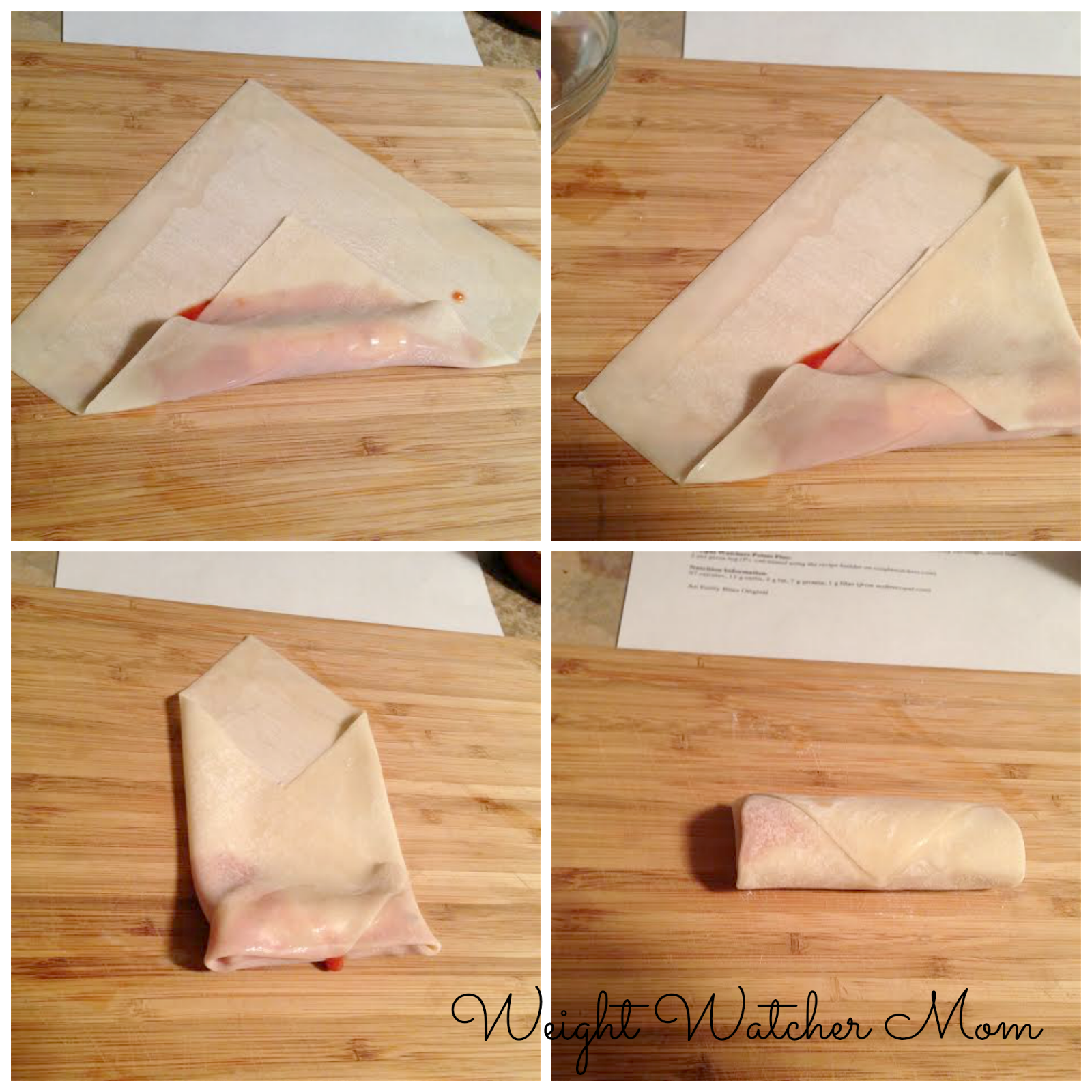 Weight Watcher Mom Pizza Rolls