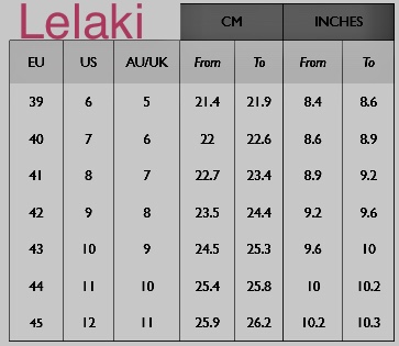 Saiz Kasut Lelaki Malaysia Dan Uk Fundacionfaroccr