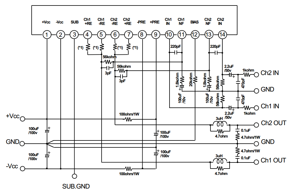 Stk403-070 Circuit Diagram