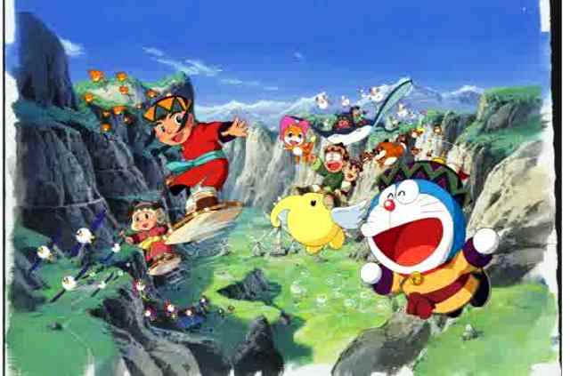 Petualangan Seru Nobita Doraemon Negeri Angin Gambar Teman Danbo