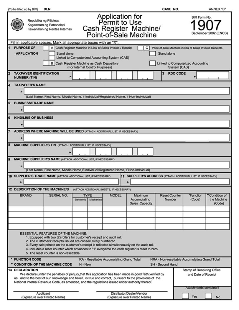 Busapcom BIR Form 1907 Download Busapcom BIR Form 1907 Download