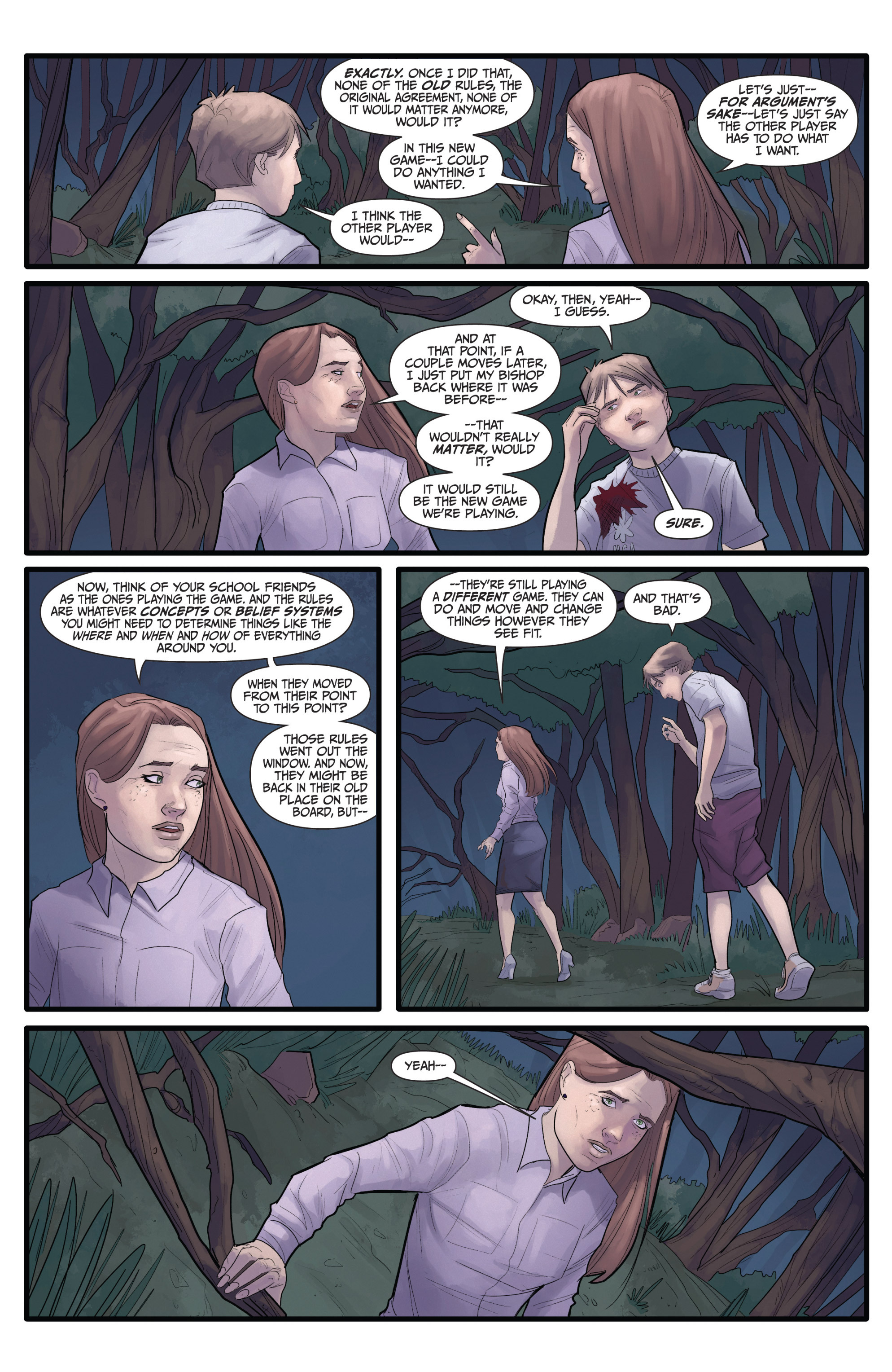 Read online Morning Glories comic -  Issue #27 - 29